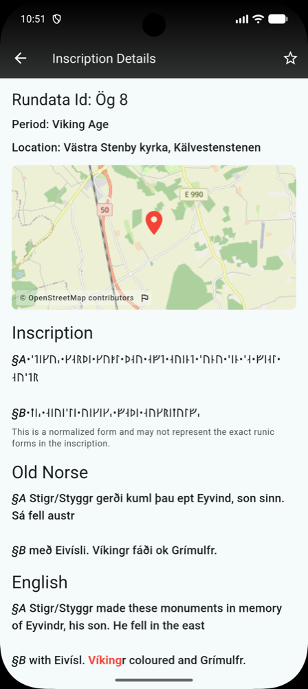 Kort og þýðingar — Android