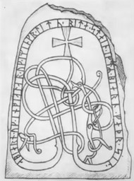 Upplands runinskrifter 1084 — Rhezelius; https://www.raa.se/runinskrifter/sri_uppland_b09_h01_text_2.pdf. Public Domain Mark 1.0