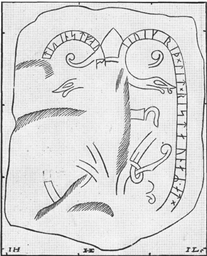 Upplands runinskrifter 12 — Johan Leitz; https://www.raa.se/runinskrifter/sri_uppland_b06_text_1.pdf. Public Domain Mark 1.0