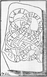 Upplands runinskrifter 166 — Johan Peringskiöld; https://www.raa.se/runinskrifter/sri_uppland_b06_text_4.pdf. Public Domain Mark 1.0