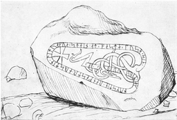 Upplands runinskrifter 168 — Johan Peringskiöld; https://www.raa.se/runinskrifter/sri_uppland_b06_text_4.pdf. Public Domain Mark 1.0