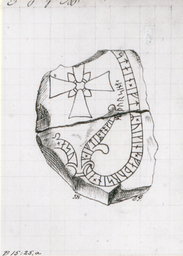 Upplands runinskrifter 175 — Johannes Haquini Rhezelius; https://app.raa.se/open/runor/inscription?id=eac1fec8-b1d9-409d-9265-afe67f81926d. CC0 1.0