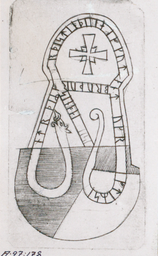 Upplands runinskrifter 414 — Johannes Bureus; https://app.raa.se/open/runor/inscription?id=0ea61c11-668e-4b75-a025-cc533928728a. CC0 1.0
