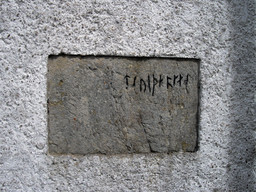 Inskription börstigs kyrka — Bergsven; Own work. CC BY-SA 3.0