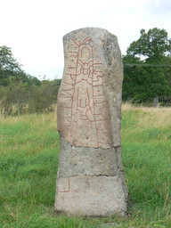 Östergötlands runinskrifter 190 — Skvattram; Own work. Public Domain Mark 1.0