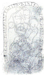 U 163, Såsta — Richard Dybeck; Dybeck, Richard (1857). Svenska run-urkunder , Andra Samlingen. Stockholm. Joh. Beckmann.. Public Domain Mark 1.0