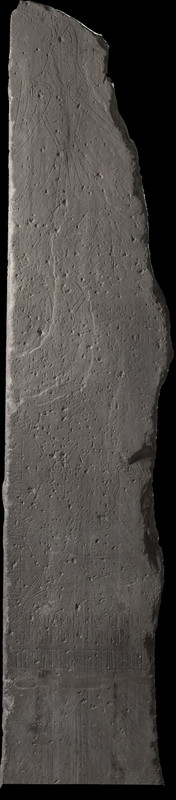 Detailed composite of front of runestone with raking light. Combined based on C22007_sID-688