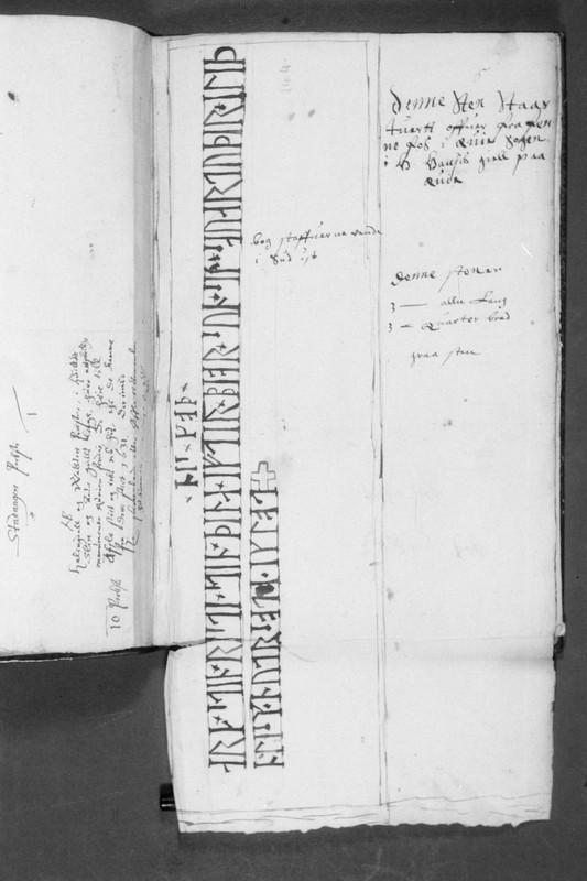 L715. AM. 368. fol. Biskop Wegners rune m.s. 1639. Microfilm 24/4-1952
Galteland
I 2024 er Galteland gnr. 50 i Evje og Hornnes, Agder. Galtelandsteinen. Fra Runearkivet til Kulturhistorisk museum N_184
