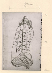 Avnslev-sten — Jon Skonvig; Nationalmuseet, Danmark. Public Domain